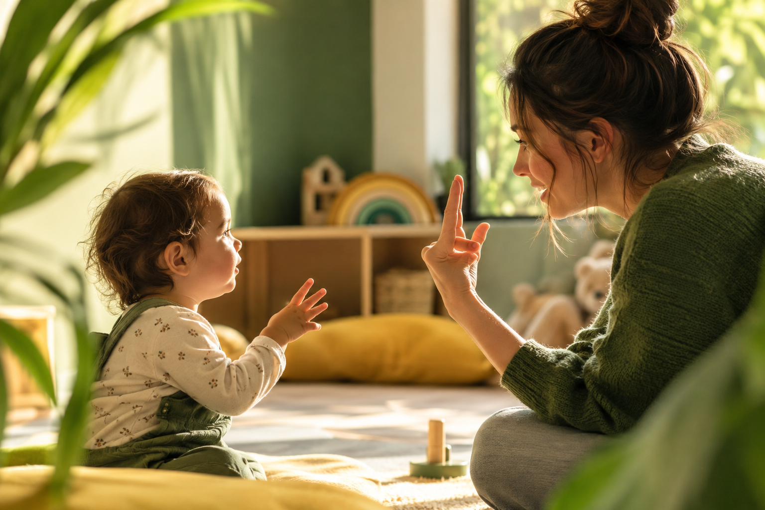Lire la suite à propos de l’article Langage des signes bébé : apprendre dès la MAM